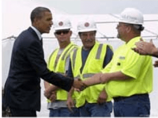 President Obama Visits Roncelli Jobsite