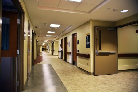 Another hallway view at the Beaumont Health Oncology Unit