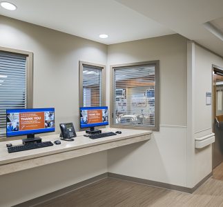 Beaumont Troy Sixth Floor CICU Build-Out nurses station