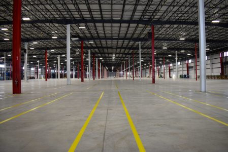 Interior view of FCA Warren Truck Assembly Metering Facility