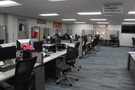DTE Warren Service Center work stations