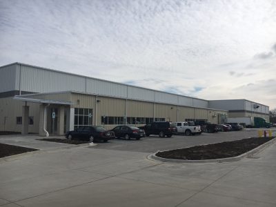 Exterior view of the FCA Custom Fit-Up Paint Booth Facility