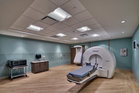 Karmanos Cancer Institute new Gamma Knife Unit, used to treat brain cancer patients.