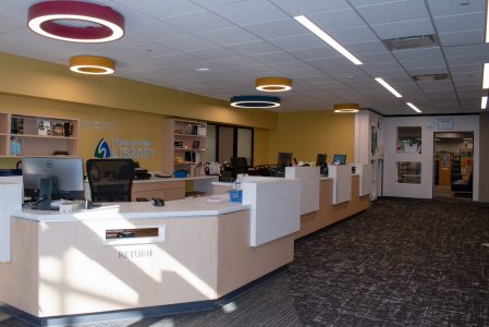 City of Sterling Heights Library renovation by Roncelli